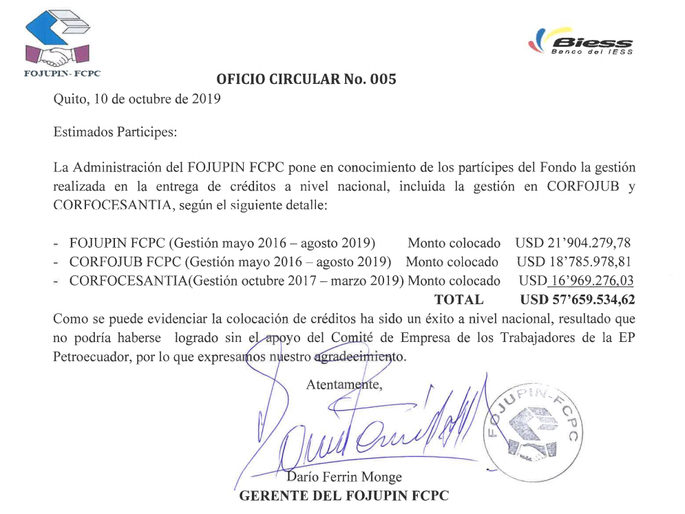 circular 005